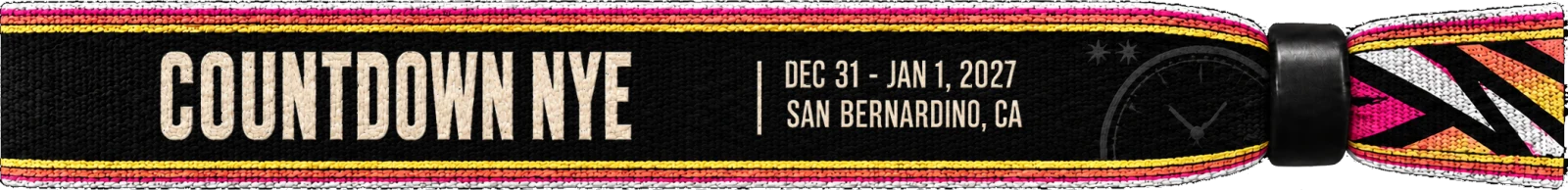 Countdown NYE: Dec 31, 2026 – Jan 1, 2027, San Bernardino, CA