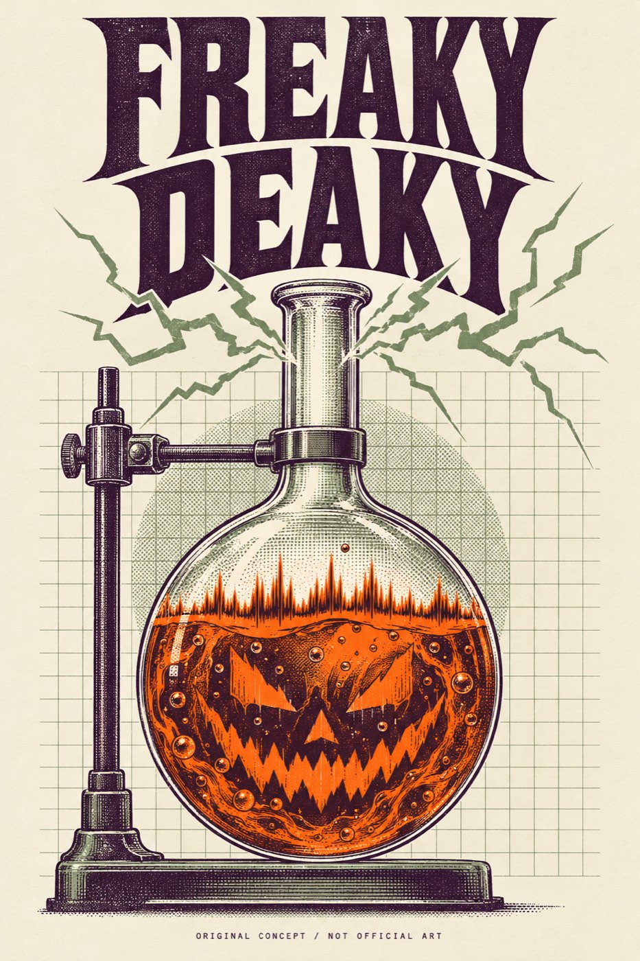 Freaky Deaky, original concept poster (not official art)