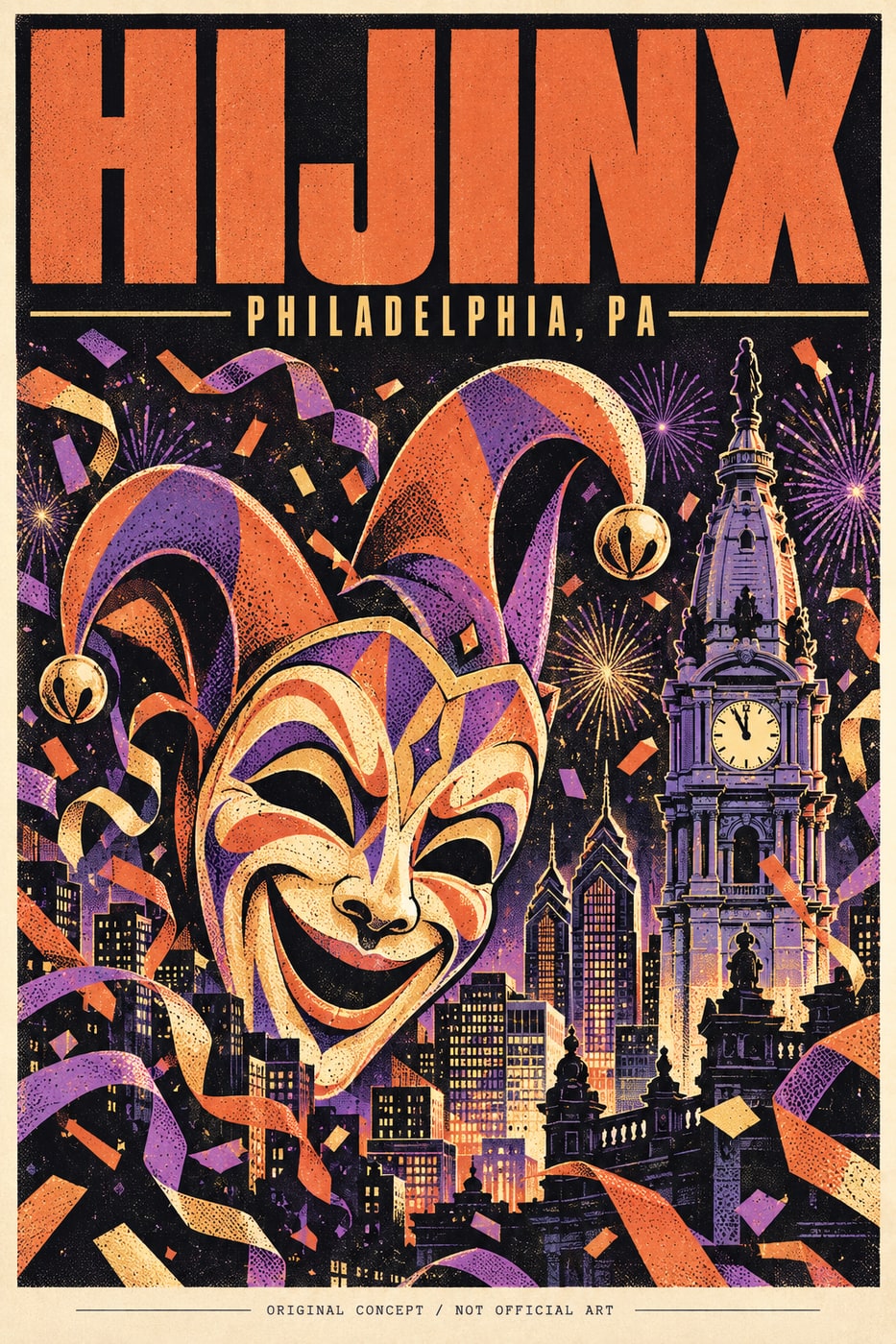 HiJinx, original concept poster (not official art)
