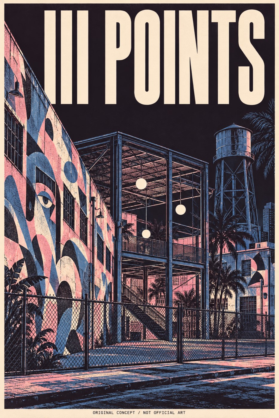 III Points, original concept poster (not official art)