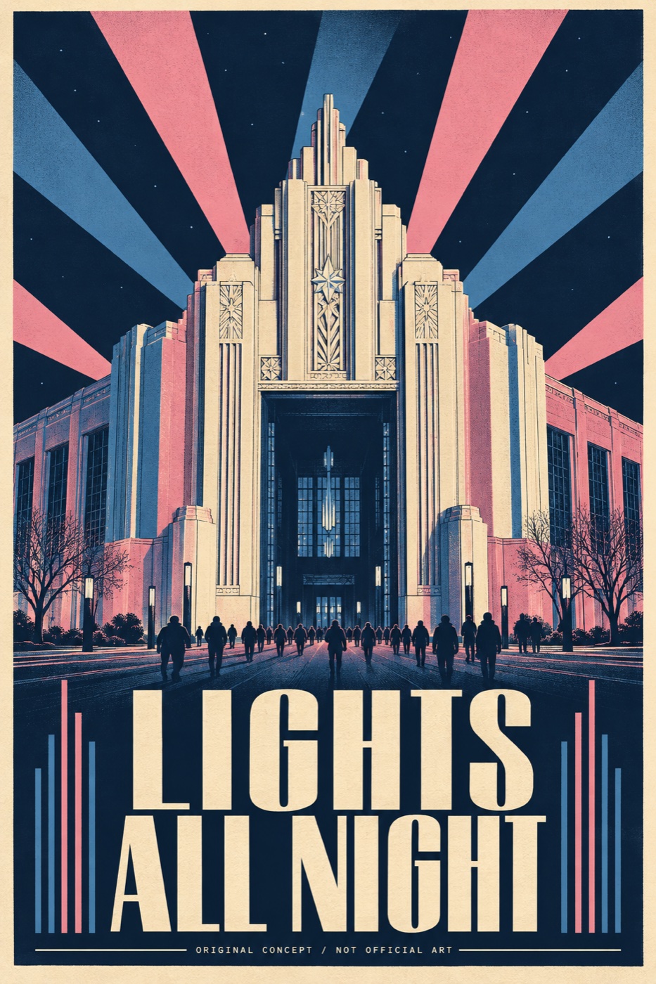 Lights All Night, original concept poster (not official art)